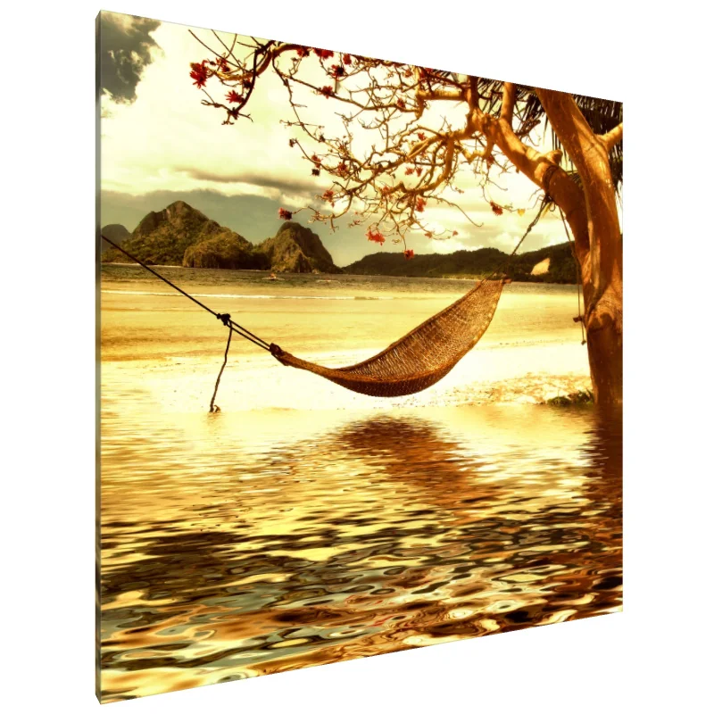 Tablou Canvas: Țărmuri liniștite: Paradisul hamacului - Image 1