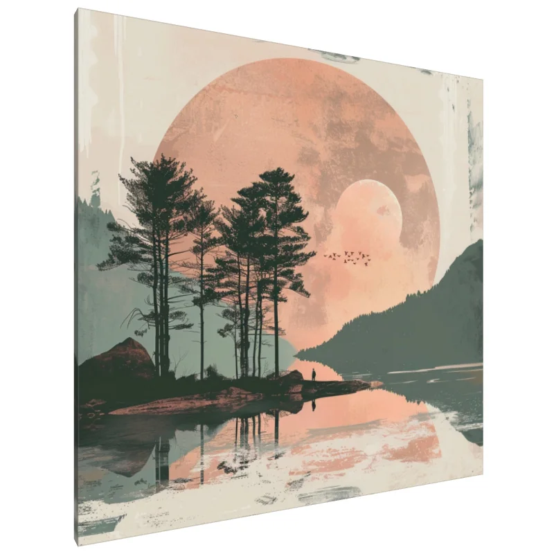 Tablou Canvas: Seninătate în Siluetă