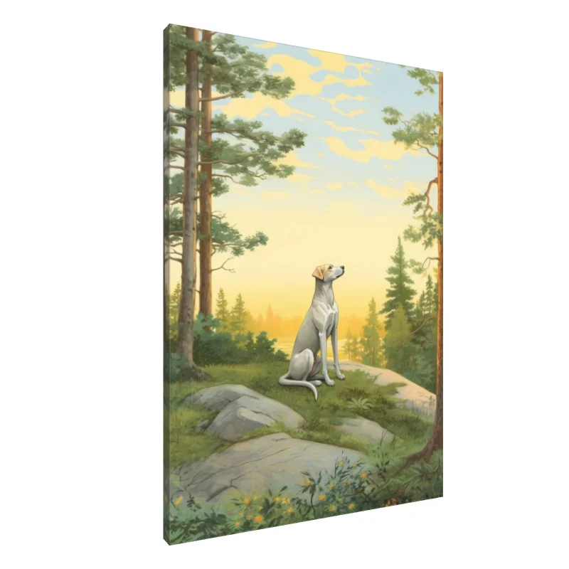 Tablou Canvas: Veghea Liniștii - Image 1