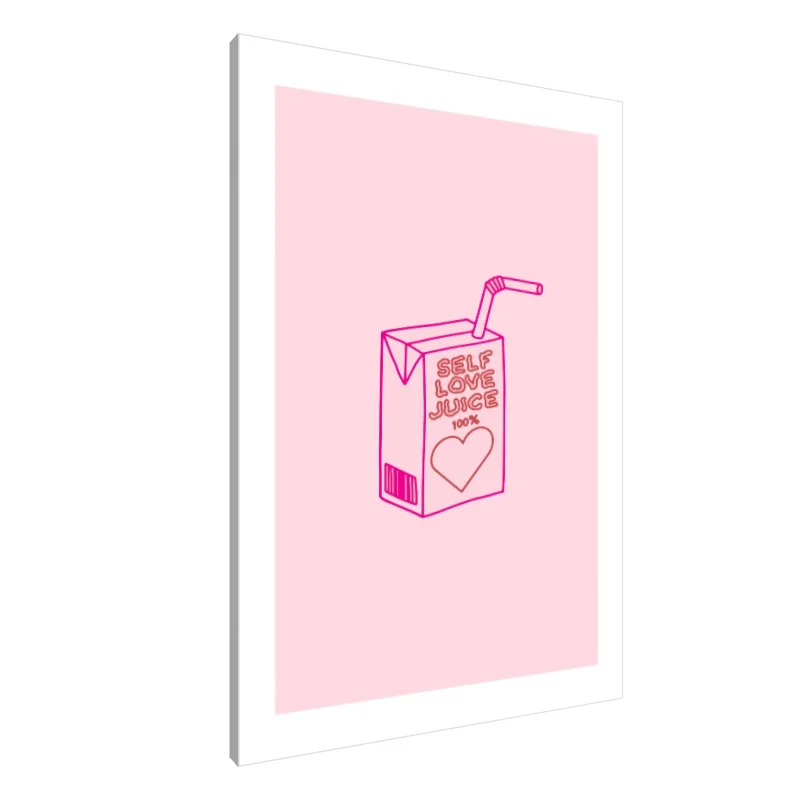Tablou Canvas: Înghițitură de iubire de sine - Image 1