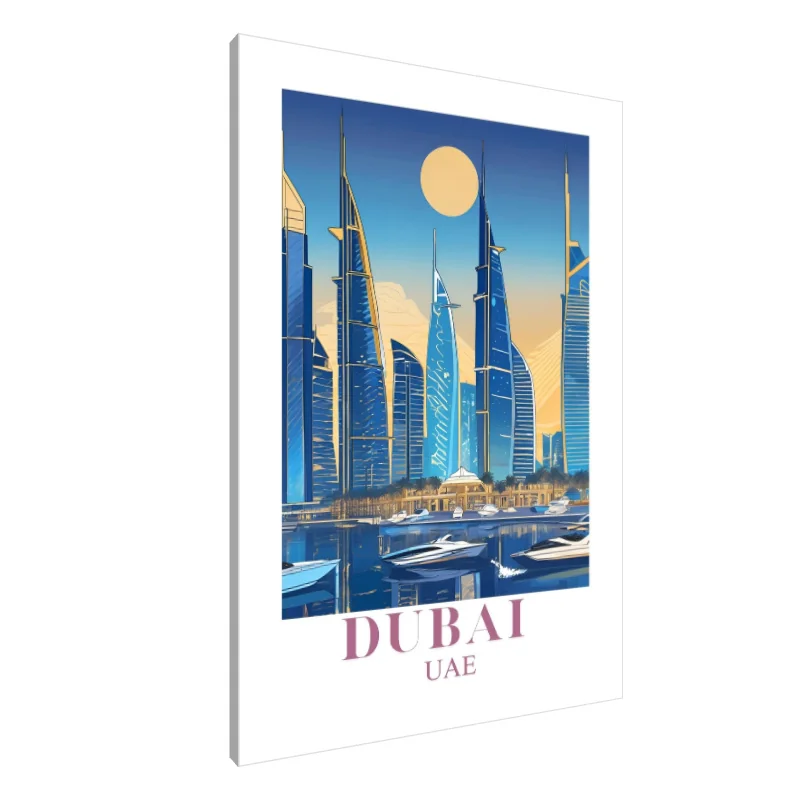 Tablou Canvas: Liniste Urbana: Visele Dubaiului