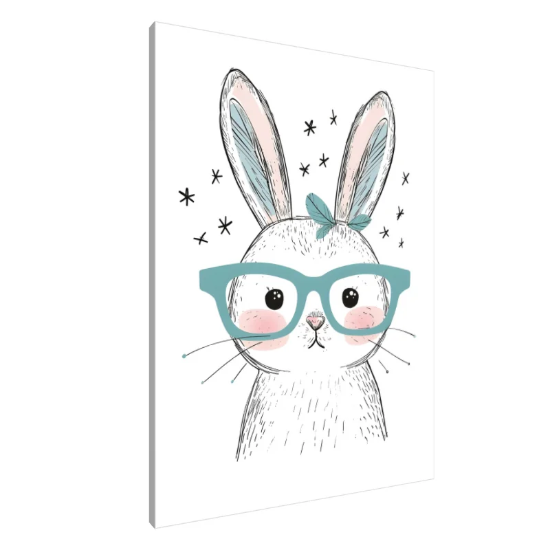 Tablou Canvas: Smarty Bunny Bliss