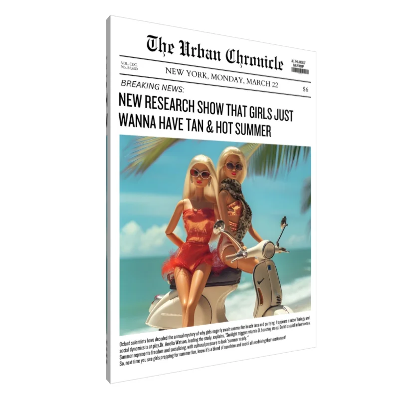 Tablou Canvas: Vibrații de Glamour de Vară - Image 1