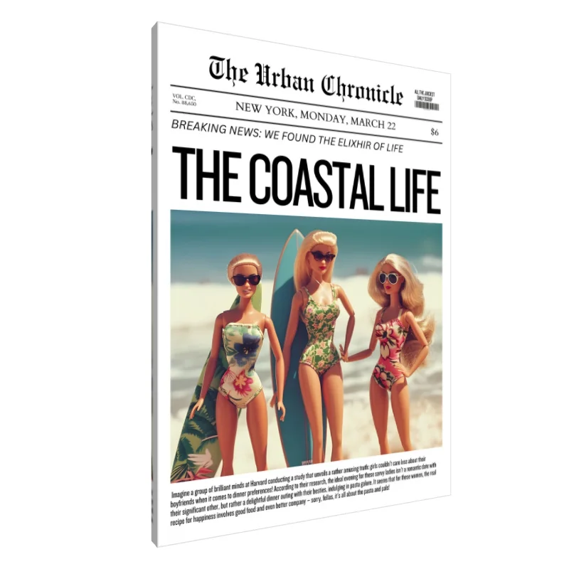 Tablou Canvas: Soare, Valuri și Stil