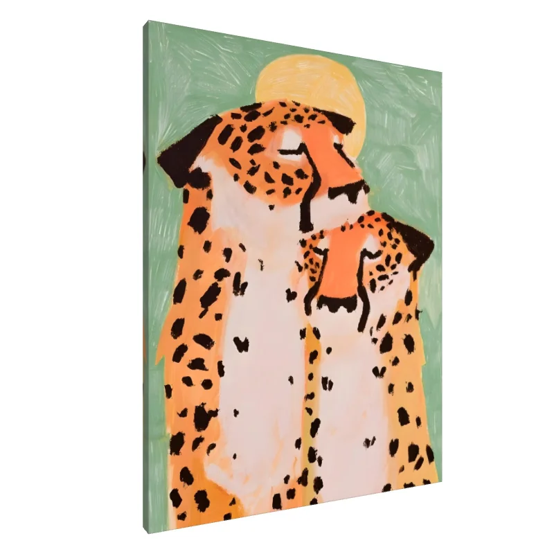 Tablou Canvas: Duo Serengeti luminat de soare - Image 1