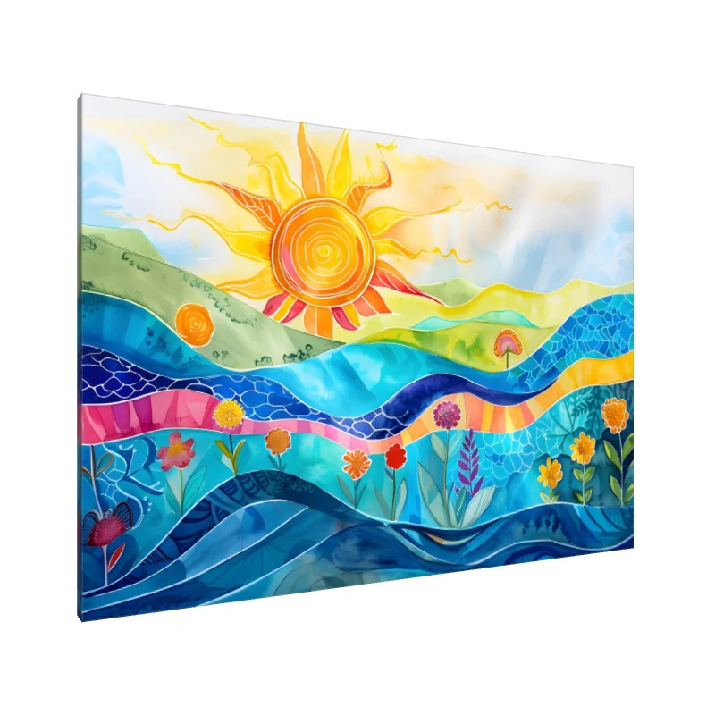 Tablou Canvas: Simfonia luminii soarelui (3)