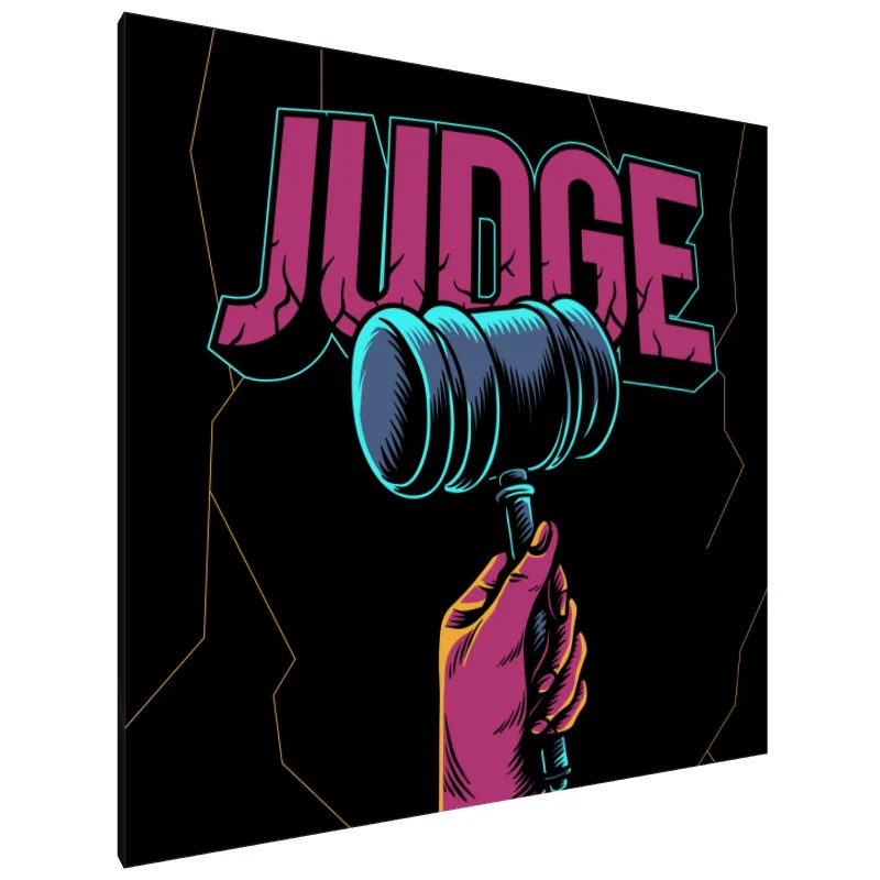 Tablou Canvas: Ciocanul Justiției - Image 1