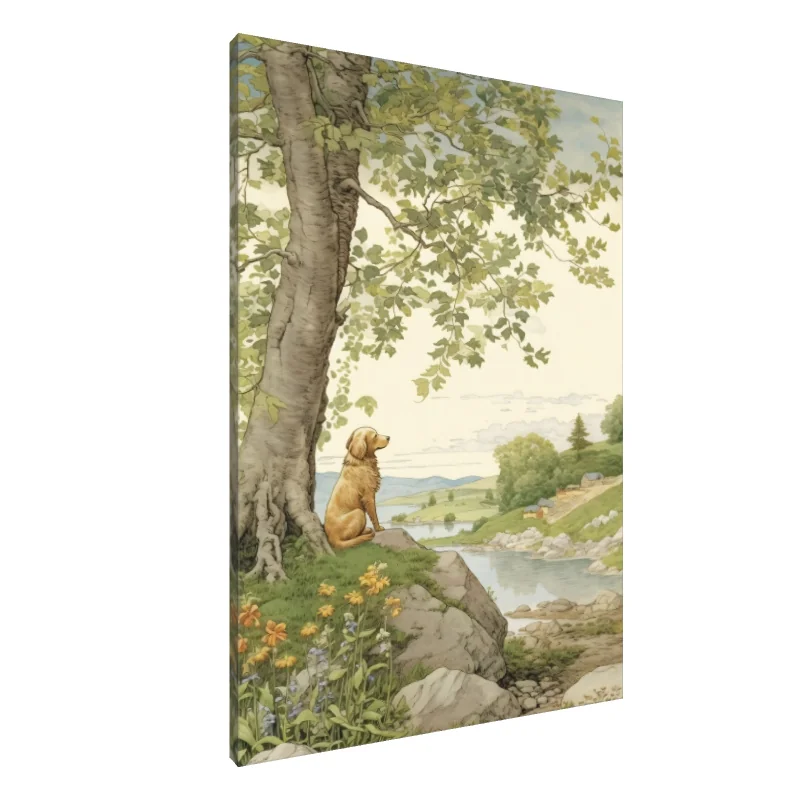 Tablou Canvas: Companie Liniștită