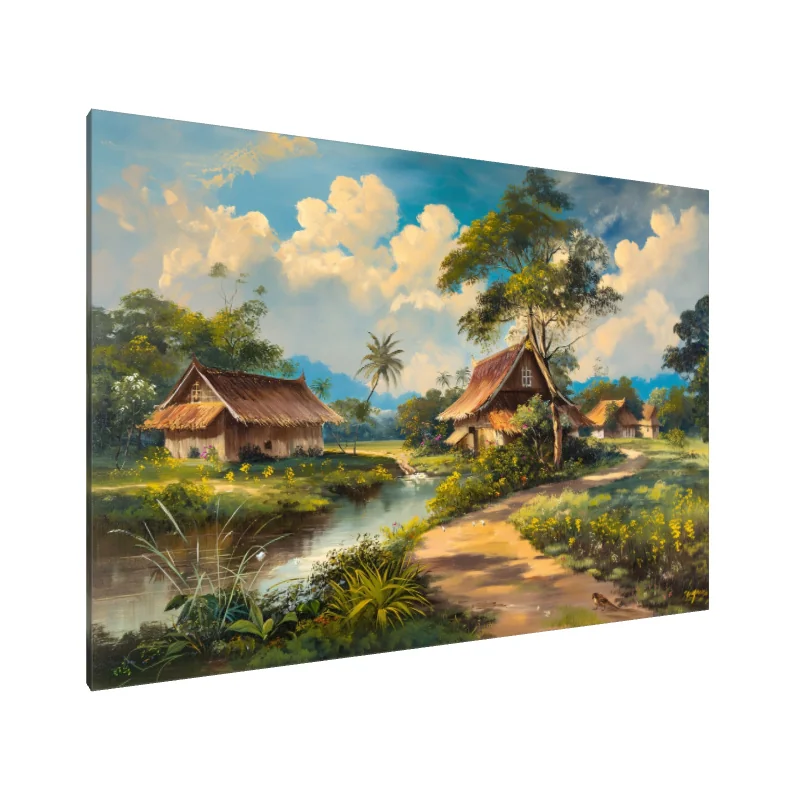 Tablou Canvas: Refugiu liniștit în sat