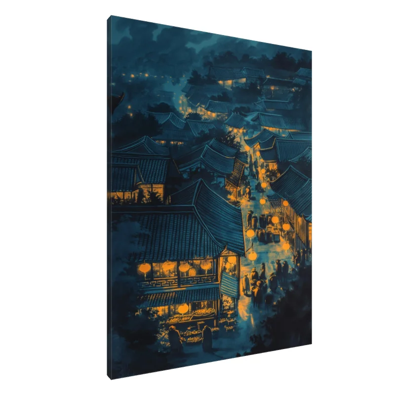 Tablou Canvas: Strălucirea Festivalului de la Amurg - Image 1