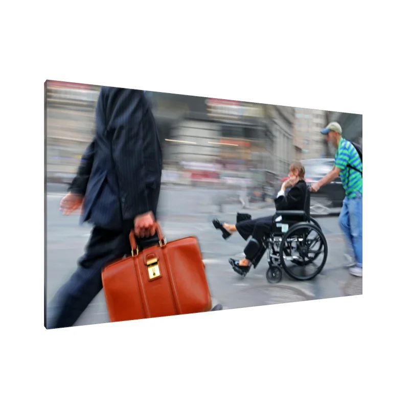 Tablou Canvas: Aglomerație Urbană: Roțile Vieții