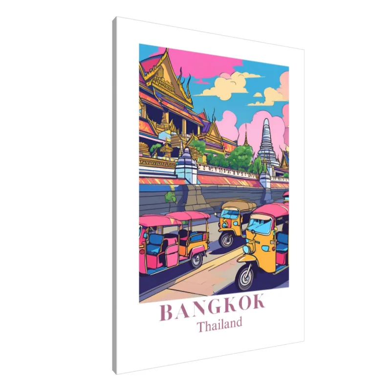 Tablou Canvas: Vibrații vibrante din Bangkok - Image 1