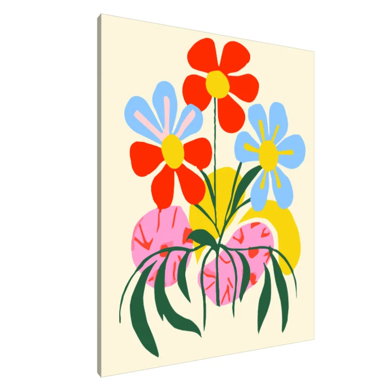 Tablou Canvas: Simfonia florilor vibrante