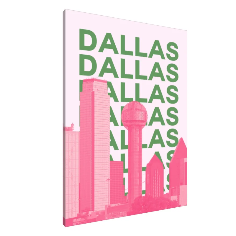 Tablou Canvas: Vise vibrante din Dallas - Image 1