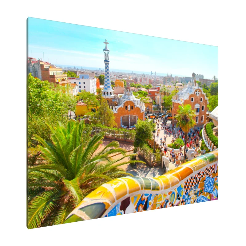 Tablou Canvas: Vise vibrante din Parcul Güell - Image 1