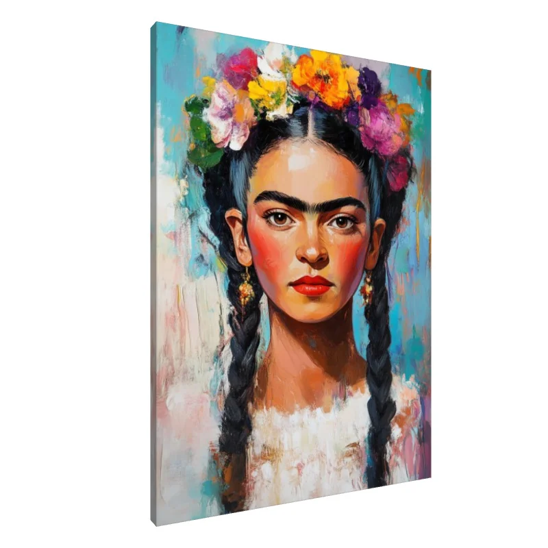 Tablou Canvas: Muza Vibrantă