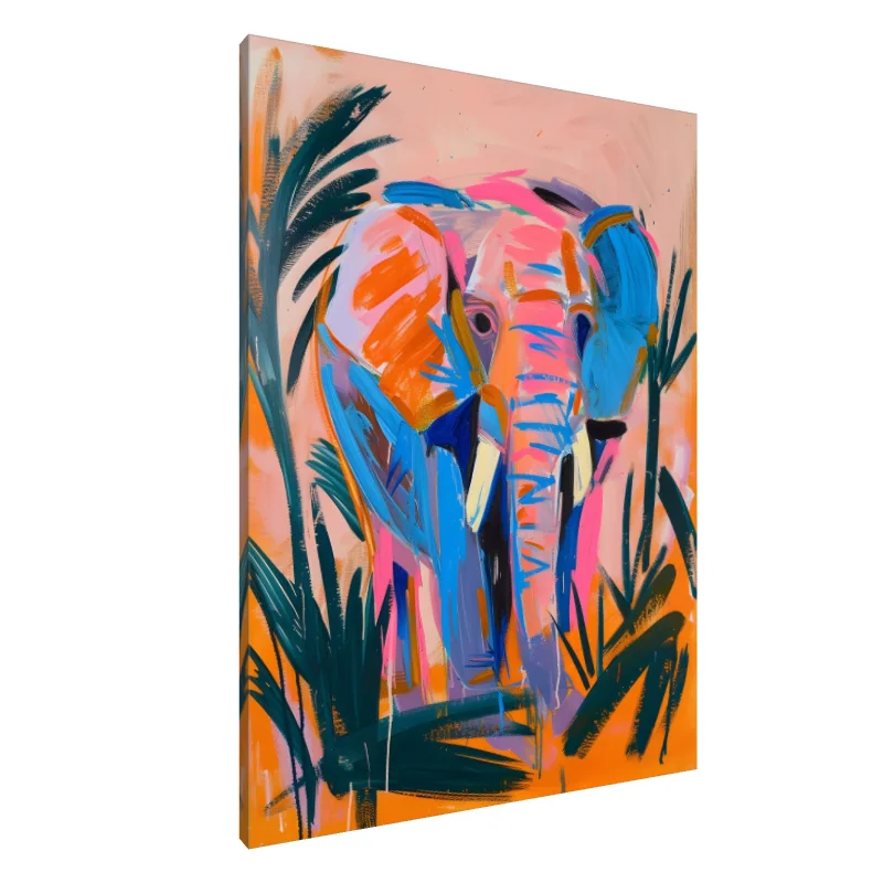 Tablou Canvas: Măreția vibrantă a safariului - Image 1