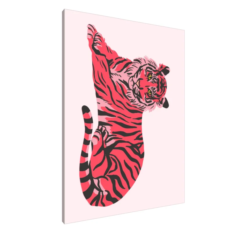 Tablou Canvas: Eleganță vibrantă a tigrului - Image 1