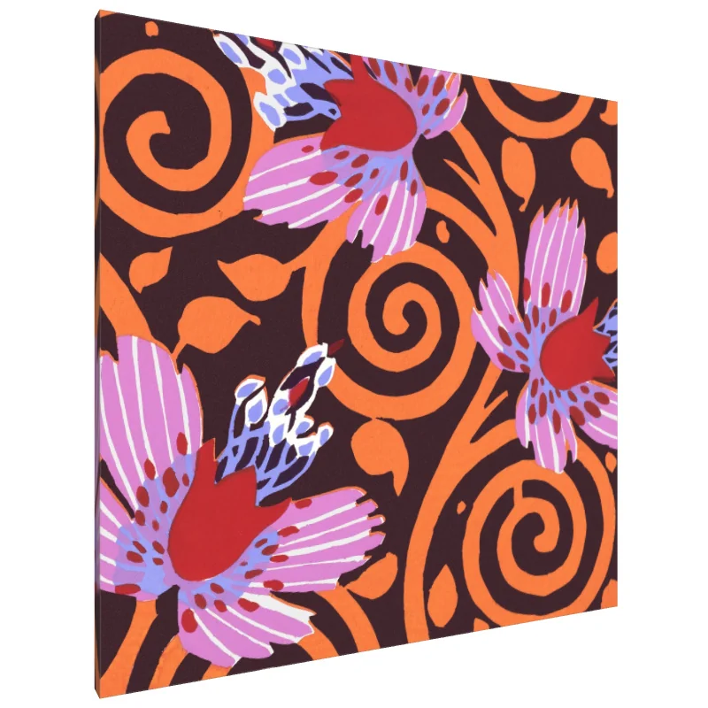 Tablou Canvas: Vârtejuri vibrante ale naturii