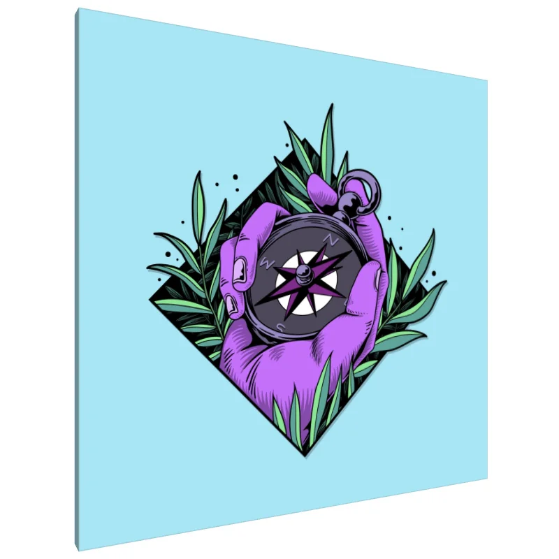 Tablou Canvas: Exploratorul Violet