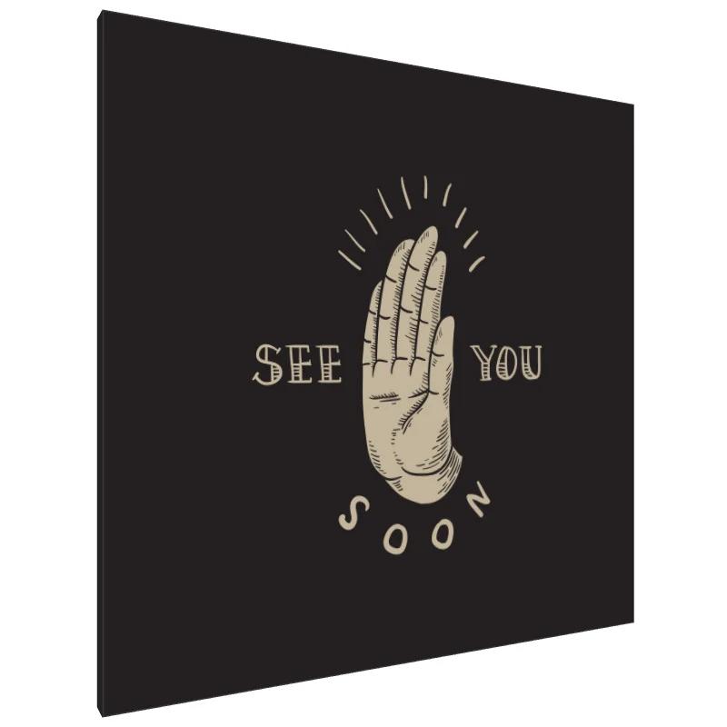 Tablou Canvas: Facându-și Adio