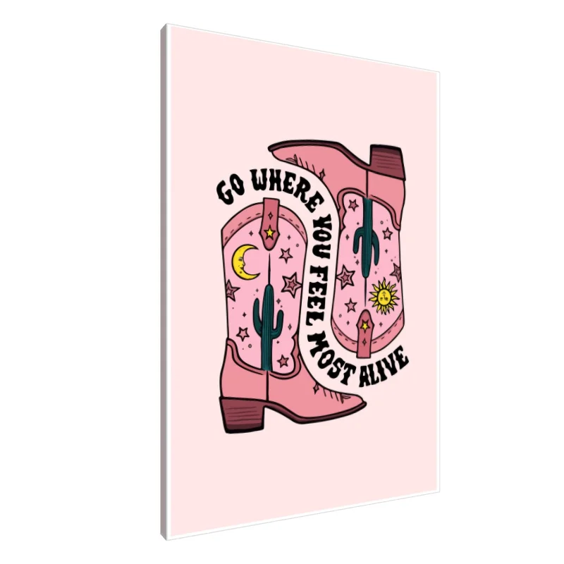 Tablou Canvas: Dor de călătorii în Vest - Image 1