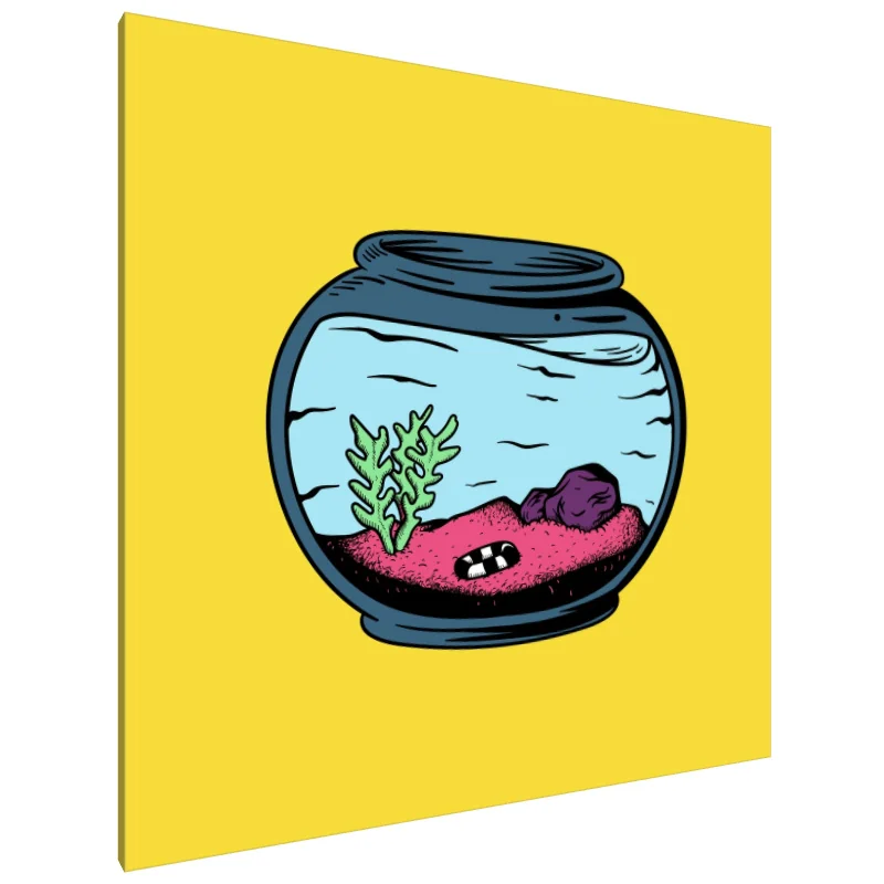 Tablou canvas: Vis ludic cu acvariu