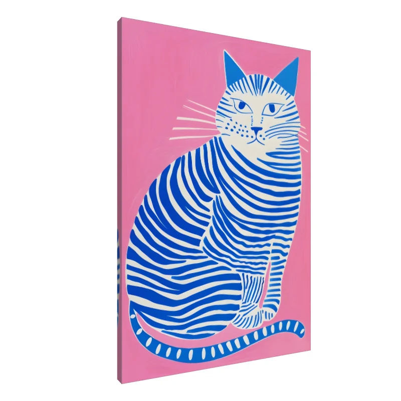 Tablou Canvas: Mustăți în Albastru - Image 1