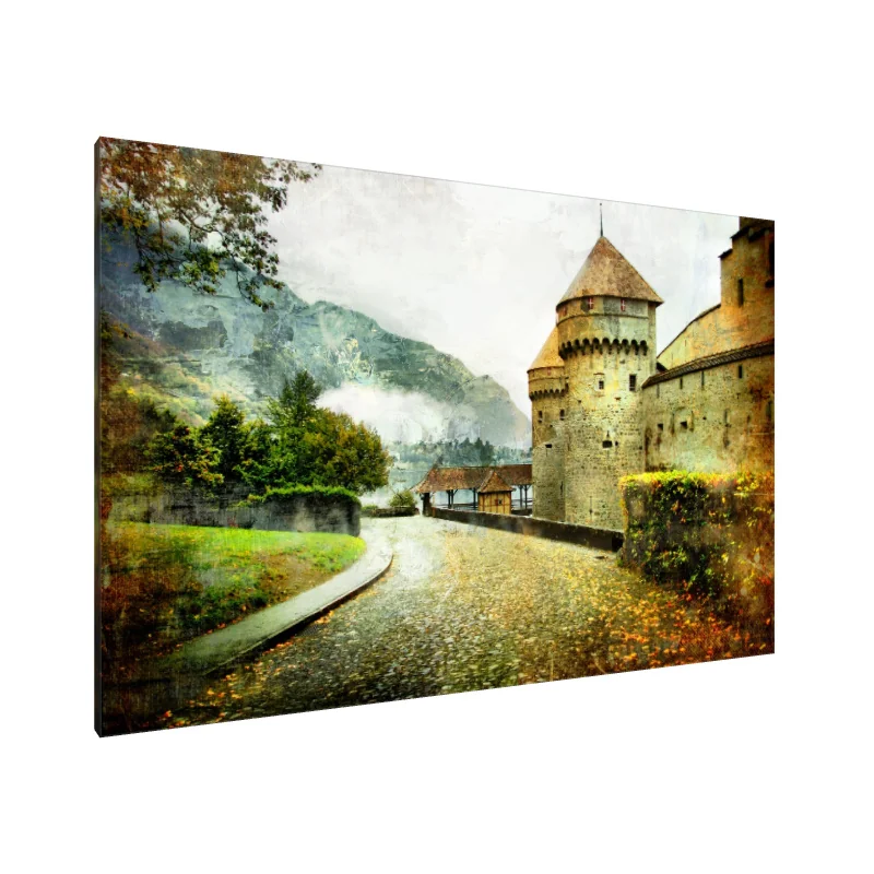 Tablou Canvas: Șoapte ale ceții medievale - Image 1