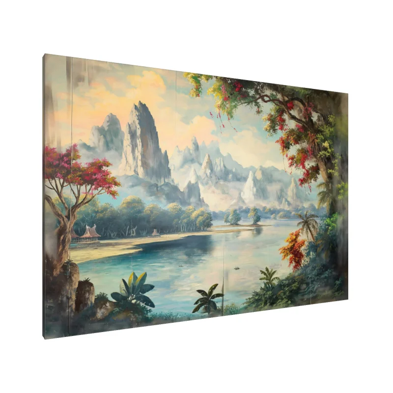 Tablou Canvas: Șoaptele Vârfurilor Liniștite