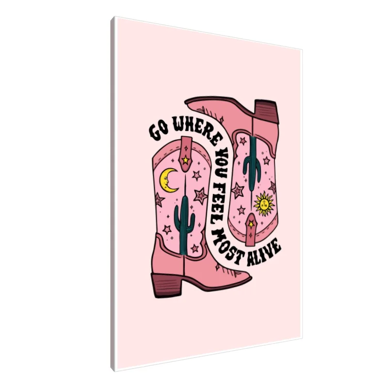 Tablou Canvas: Dor de călătorit în Vestul Sălbatic