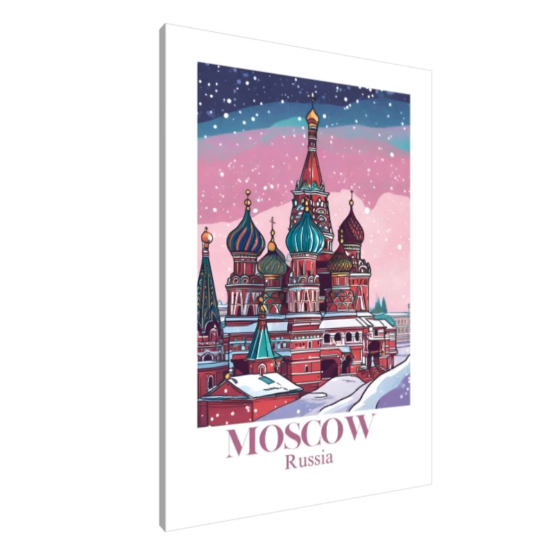 Tablou Canvas: Capriciu de iarnă în Moscova