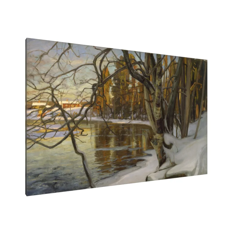 Tablou Canvas: Îmbrățișarea liniștită a iernii - Image 1