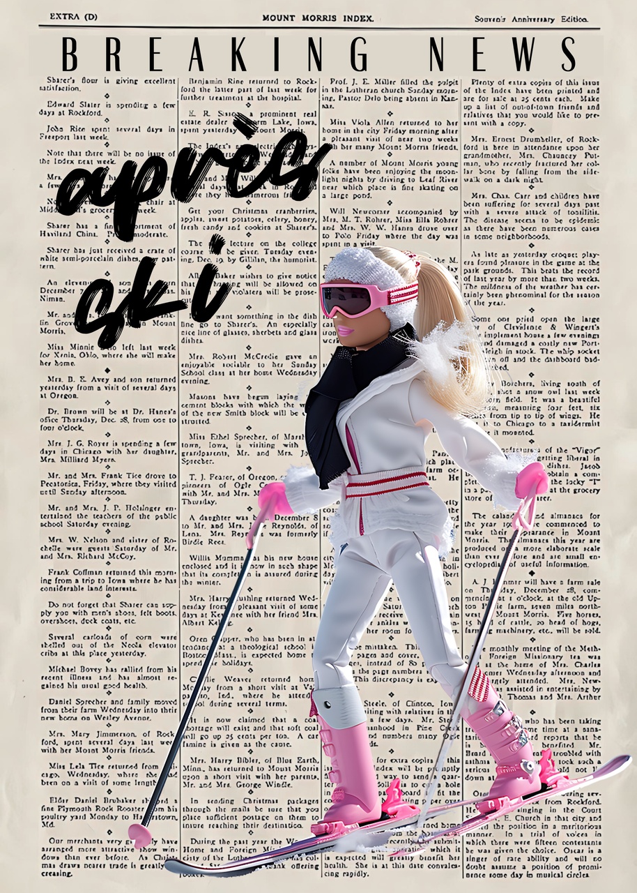 Tablou canvas: Tablou pe pânză: Après Ski Chic - Thumbnail 2