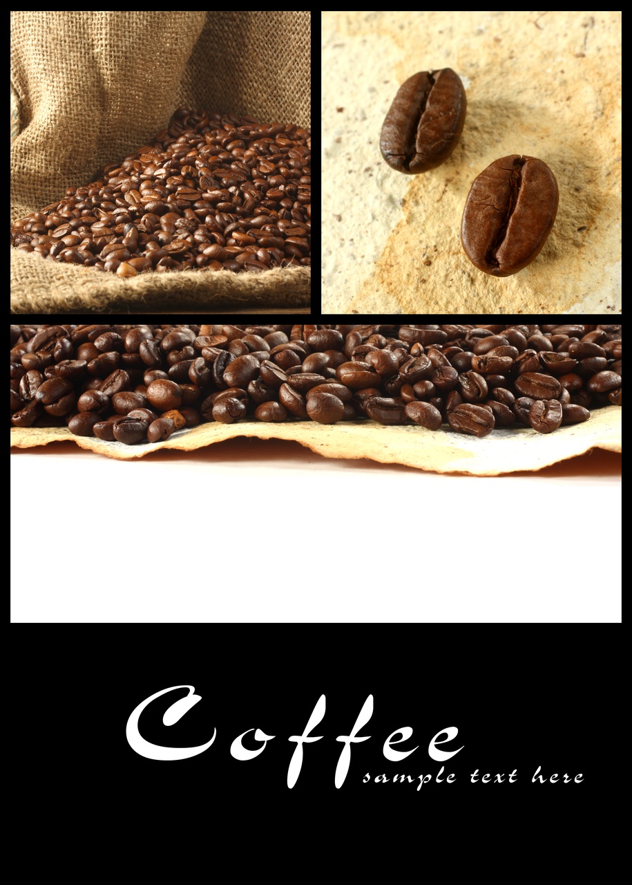 Tablou Canvas: Boabe și Cafea - Thumbnail 2