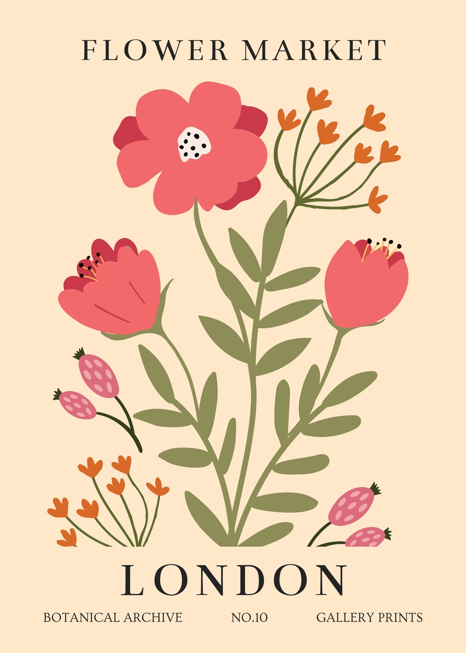 Tablou Canvas: Flori de farmec londonez - Thumbnail 2