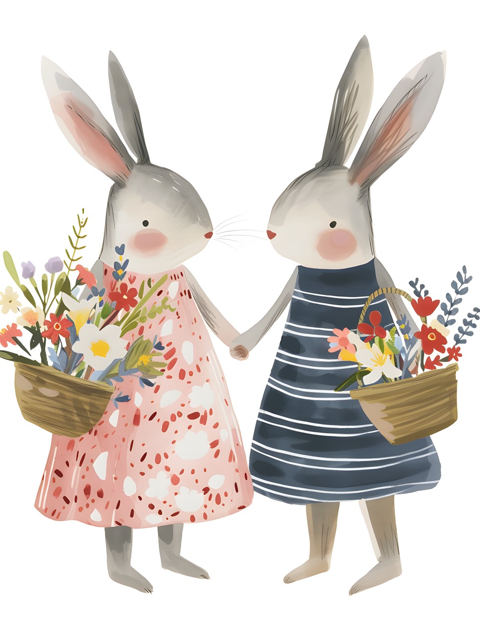 Tablou Canvas: Iepuraș înflorituri - Thumbnail 2