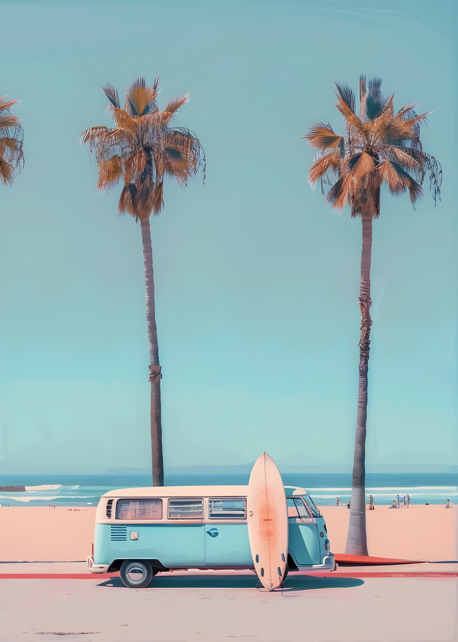 Tablou Canvas: Peisaj de vis de pe coastă - Thumbnail 2