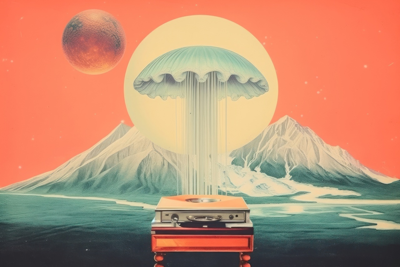 Tablou Canvas: Melodie Cosmică - Thumbnail 2