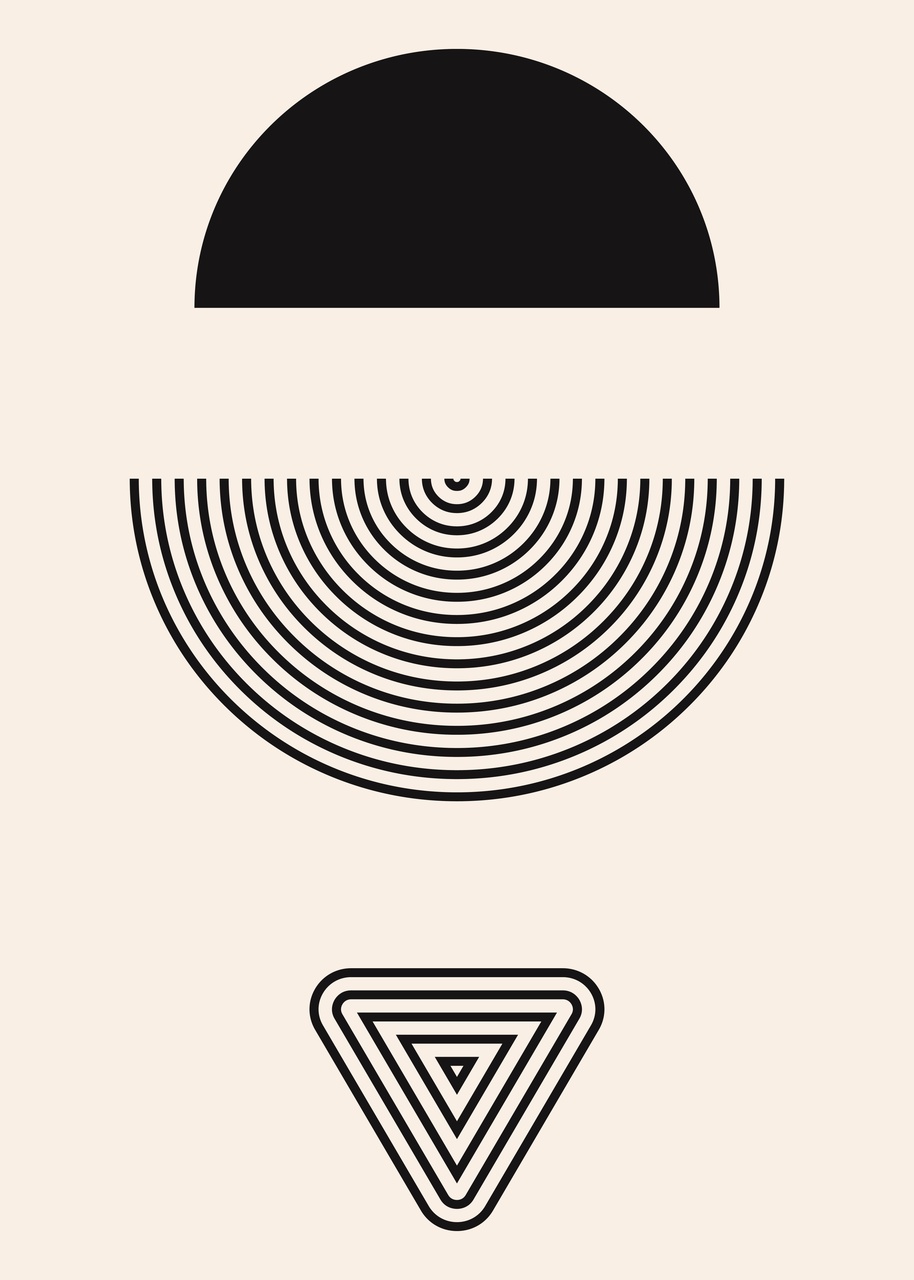 Tablou Canvas: Armonie Geometrică (1) - Thumbnail 2