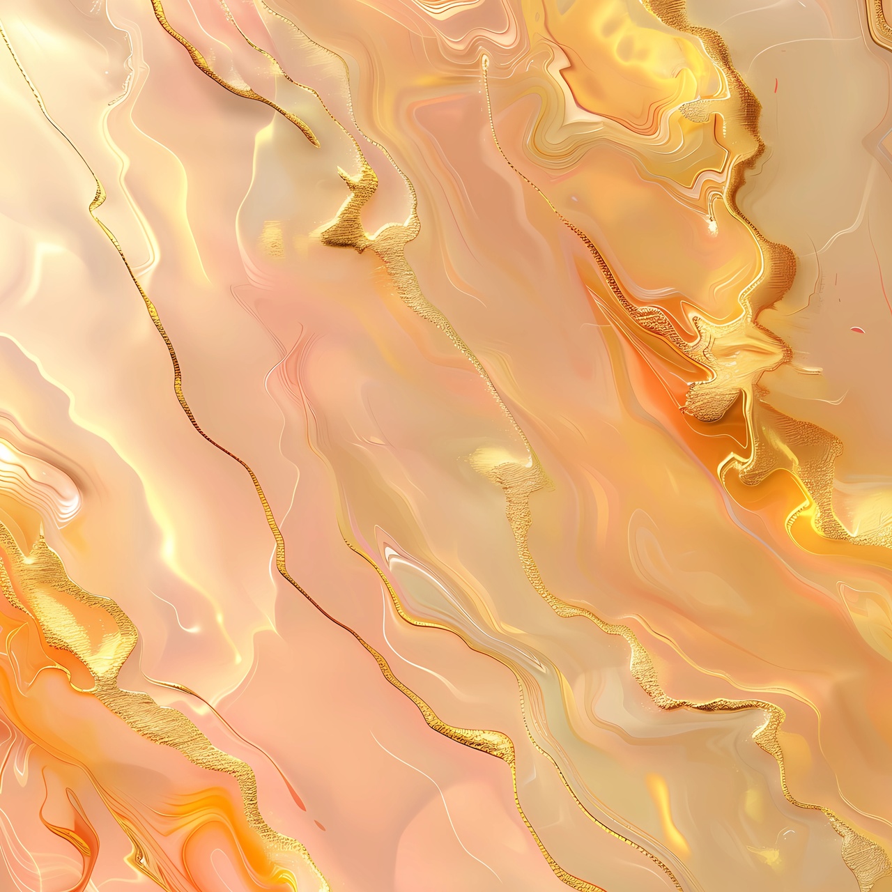 Tablou Canvas: Flux Aurit (1) - Thumbnail 2