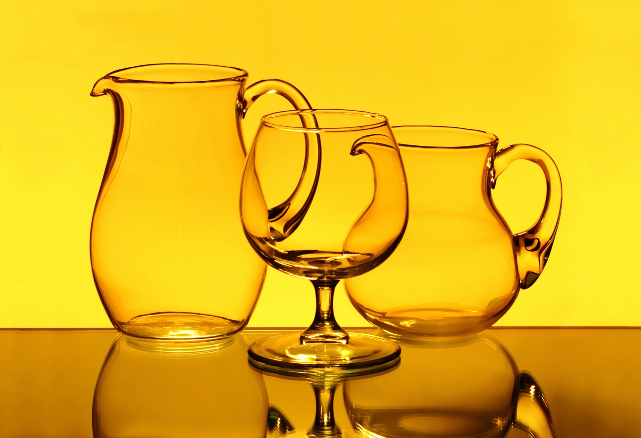 Tablou Canvas: Armonie din sticlă aurie - Thumbnail 2