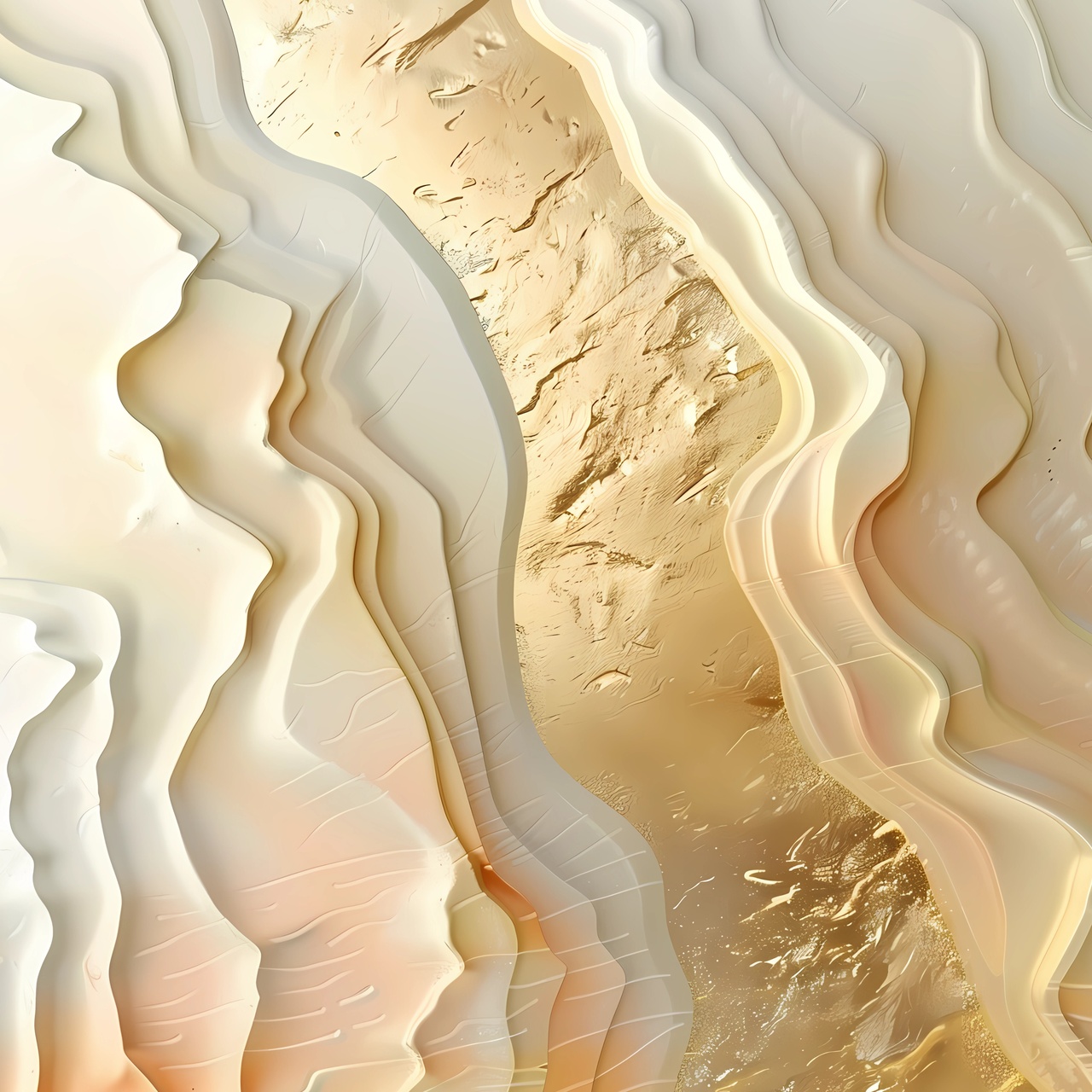 Tablou Canvas: Nisipuri Aurii în Mișcare - Thumbnail 2