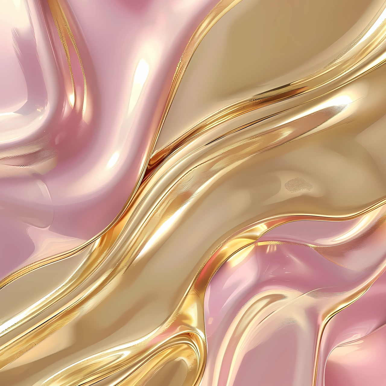 Tablou Canvas: Valuri aurii de eleganță - Thumbnail 2