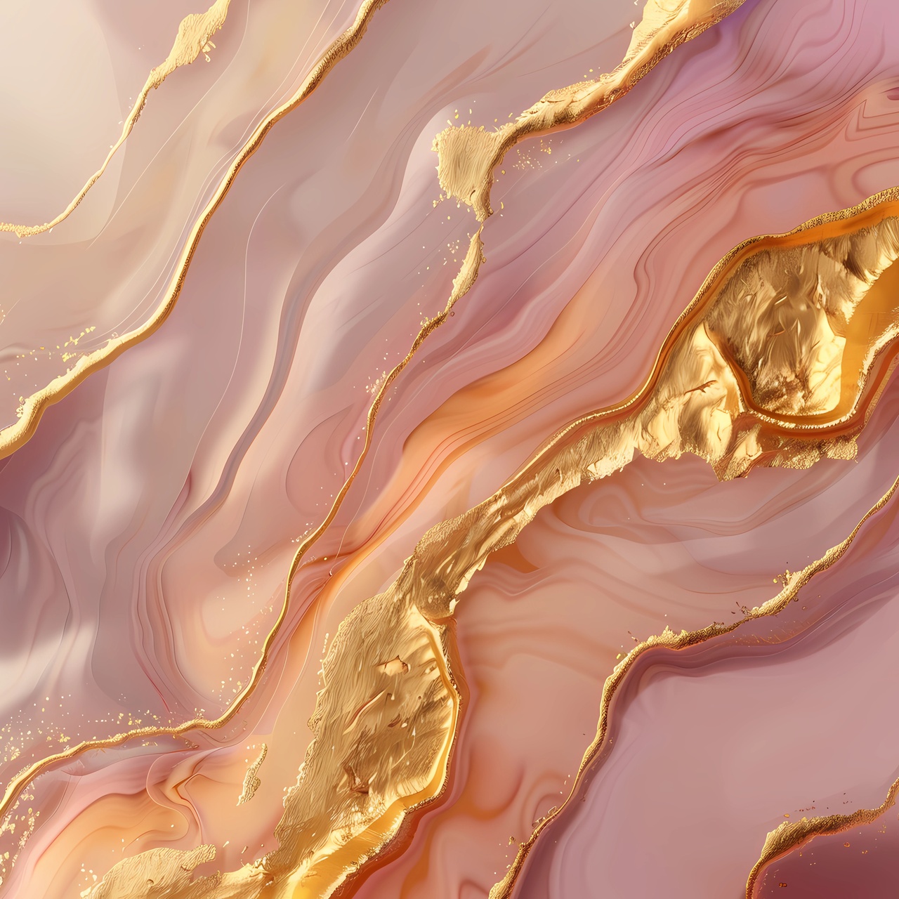 Tablou Canvas: Valuri Aurii de Eleganță (2) - Thumbnail 2