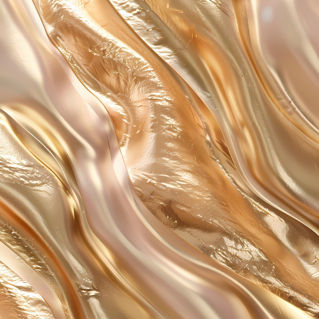 Tablou Canvas: Valuri Aurii de Eleganță (1) - Thumbnail 2