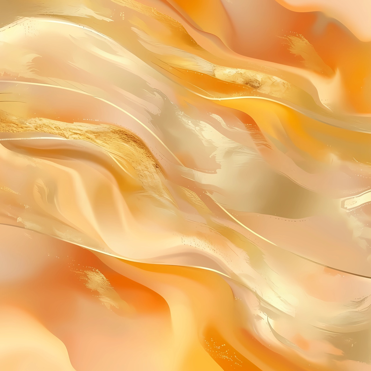 Tablou Canvas: Valuri Aurii ale Seninătății (2) - Thumbnail 2