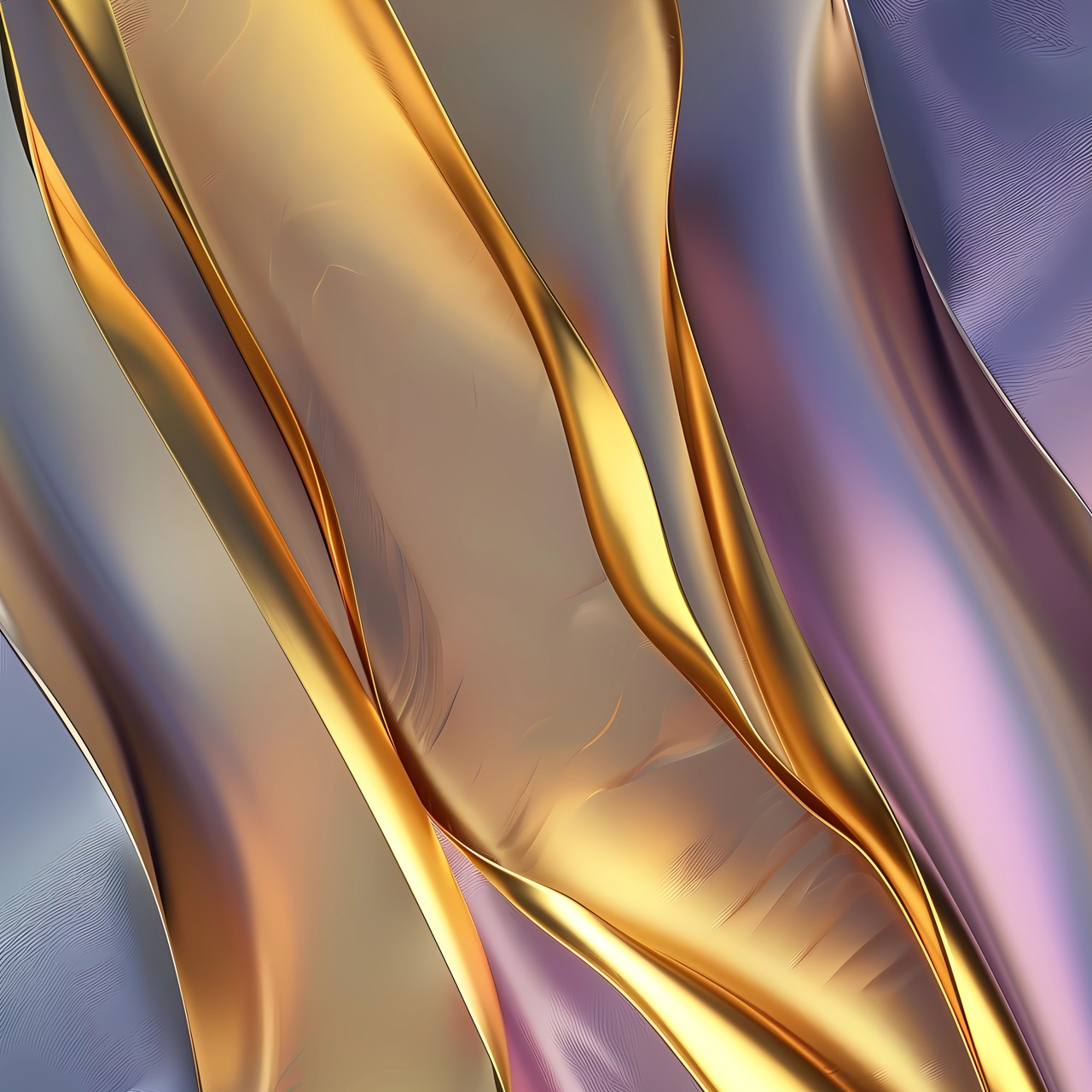 Tablou Canvas: Valuri Aurii ale Seninătății - Thumbnail 2