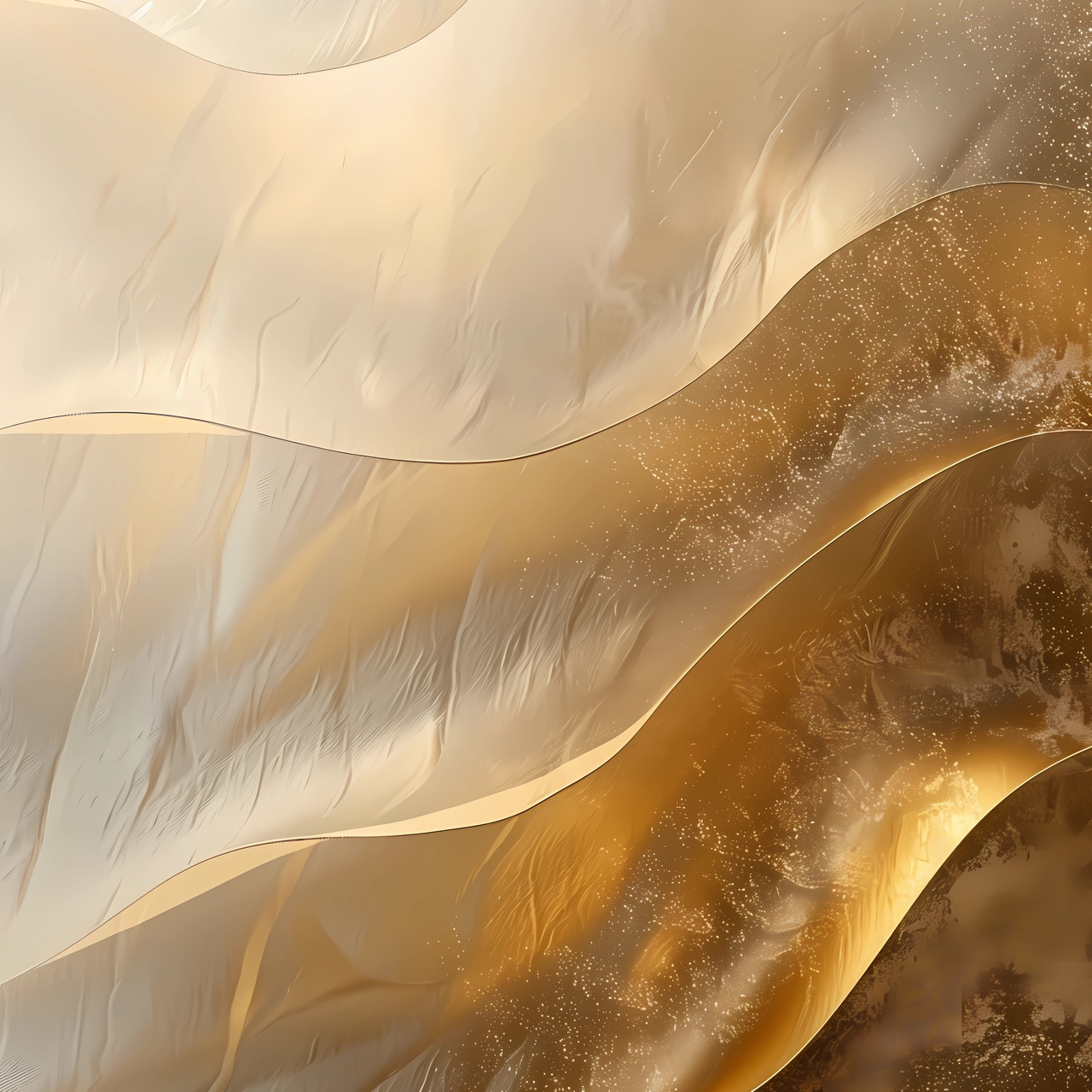 Tablou Canvas: Valuri de Aur ale Seninătății - Thumbnail 2