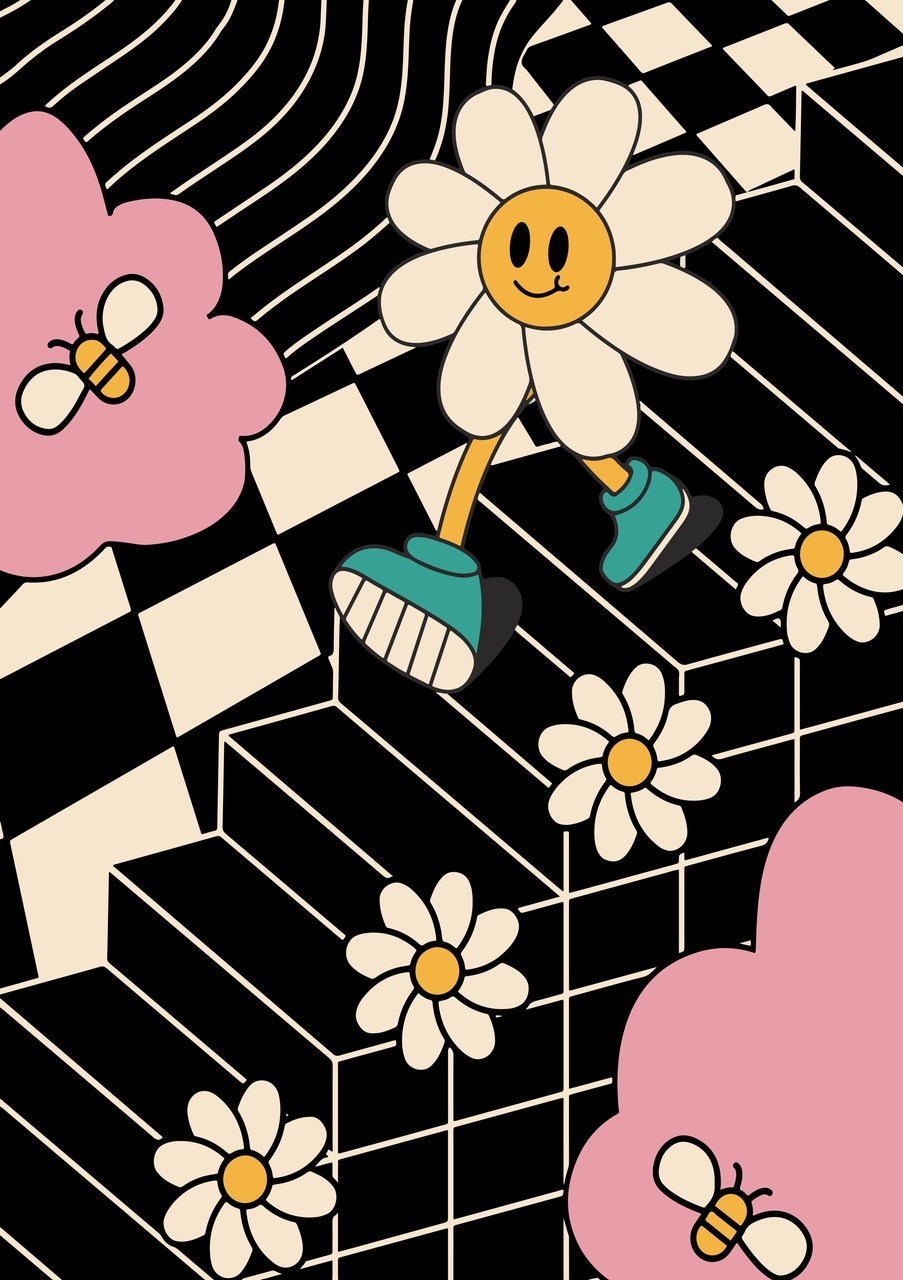 Tablou Canvas: Aventura cu Margarete Groovy - Thumbnail 2